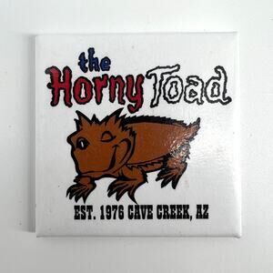 The Horny Toad Cave Creek, AZ Travel Collectible Fridge Magnet 2"